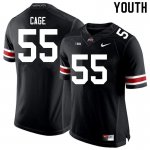 Youth Ohio State Buckeyes #55 Jerron Cage Black Nike NCAA College Football Jersey Check Out OWV7044NI